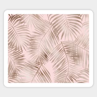 Blush rose ferns Sticker